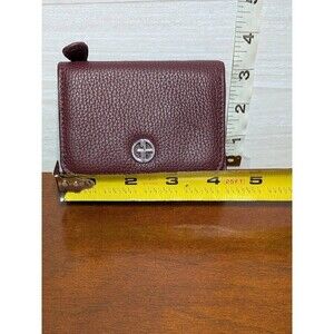 Giani Bernini Wallet; Genuine Pebbled Leather, Small with Zippered Pocket